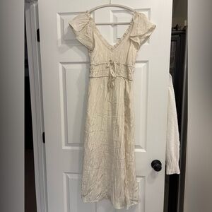 J. Crew Cream Maxi Dress